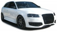Rešetka RS dizajn klavir crna Audi A3 8P (2004-2007) bez amblema