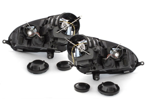 Prednja svjetla DEPO pogodna za VW Golf V 5 (2003-2009) Jetta (2003-2009) GTI Look Black