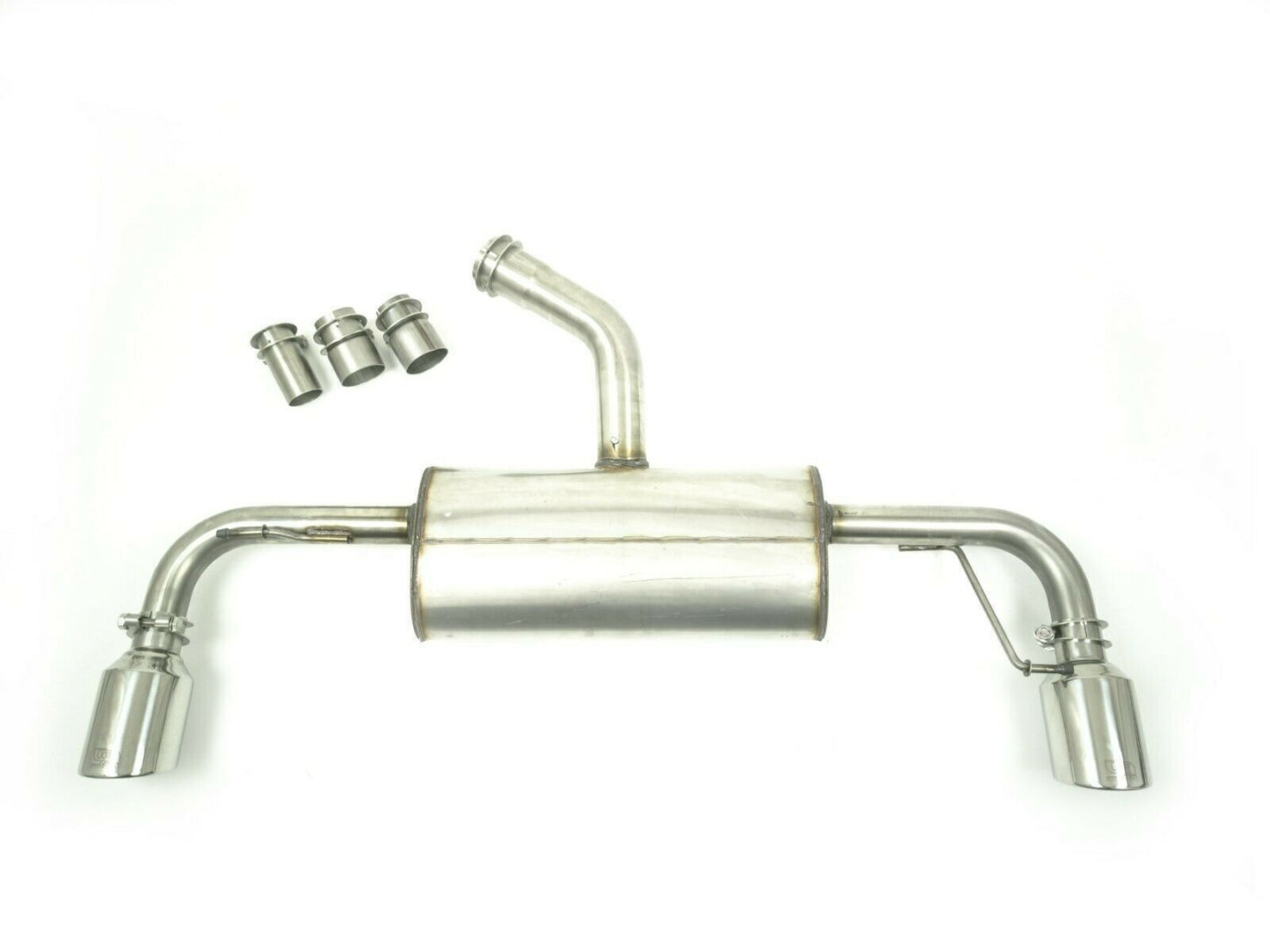 Stainless steel exhaust sports exhaust for VW Golf 6 GTI GTD TSI TDI rear silencer