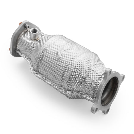 Downpipe za Audi A6 C8 Avant Quattro / S6 2.0 TFSI in Heat Shield with Catalytic Converter EURO 6 - RM-220108CH/E6