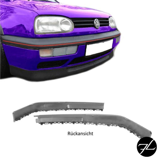 2x prednji rub spojlera širok branik spojlera odgovara VW Golf 3 od 91-97