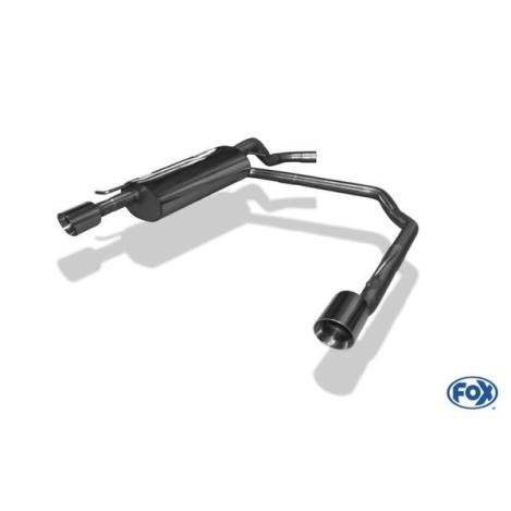 FOX Duplex sportski auspuh VW Golf IV desni lijevi 1x90mm R32 dizajn