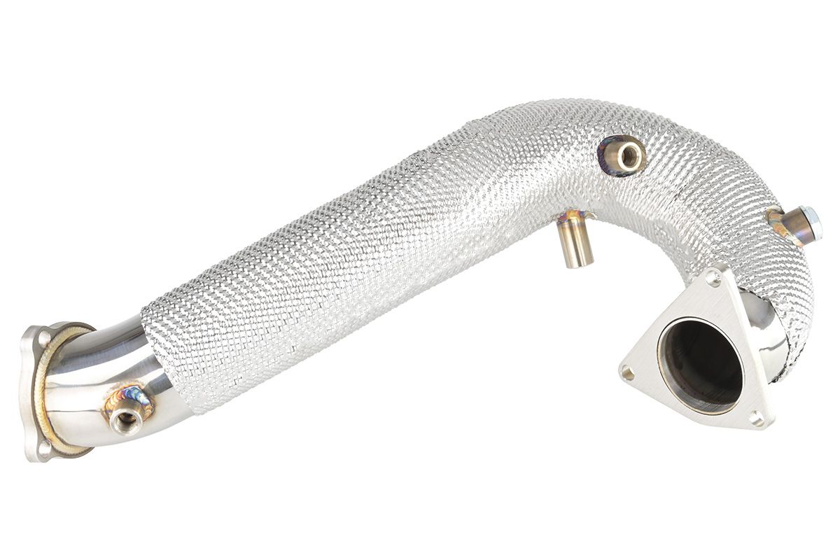 Downpipe with Heat Shield FMIC.Pro for AUDI A4 A5 B8 2.7 3.0 TDI 2012-2016 - FMICPRO-DP-007-T-1