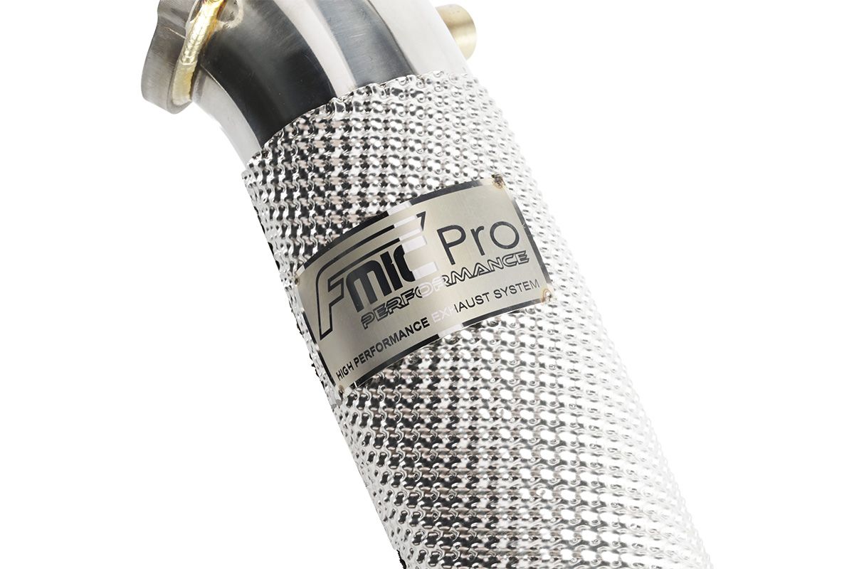 Downpipe with Heat Shield FMIC.Pro for AUDI A6 C7 3.0 TDI 2011-2016 - FMICPRO-DP-007-T-4
