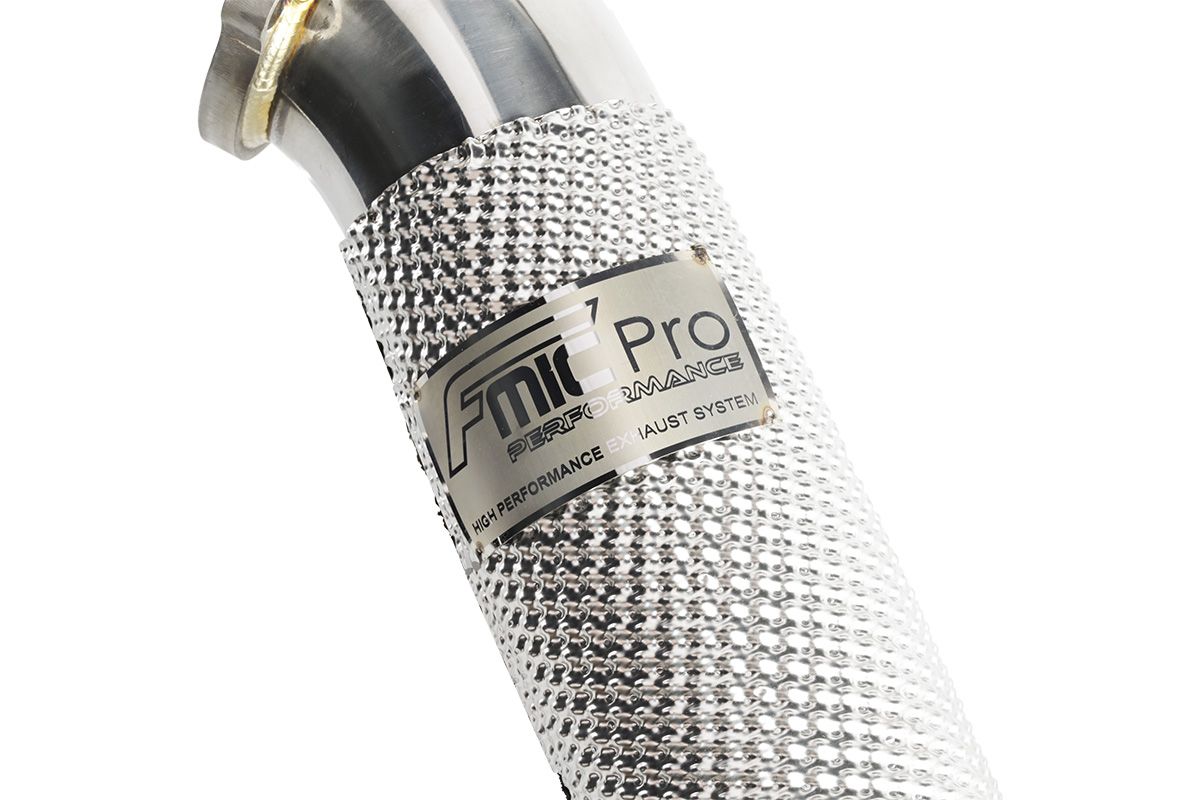 Downpipe with Heat Shield FMIC.Pro for AUDI A4 A5 2.7 3.0 TDI B8 2007-2013 - FMICPRO-DP-011-T-1