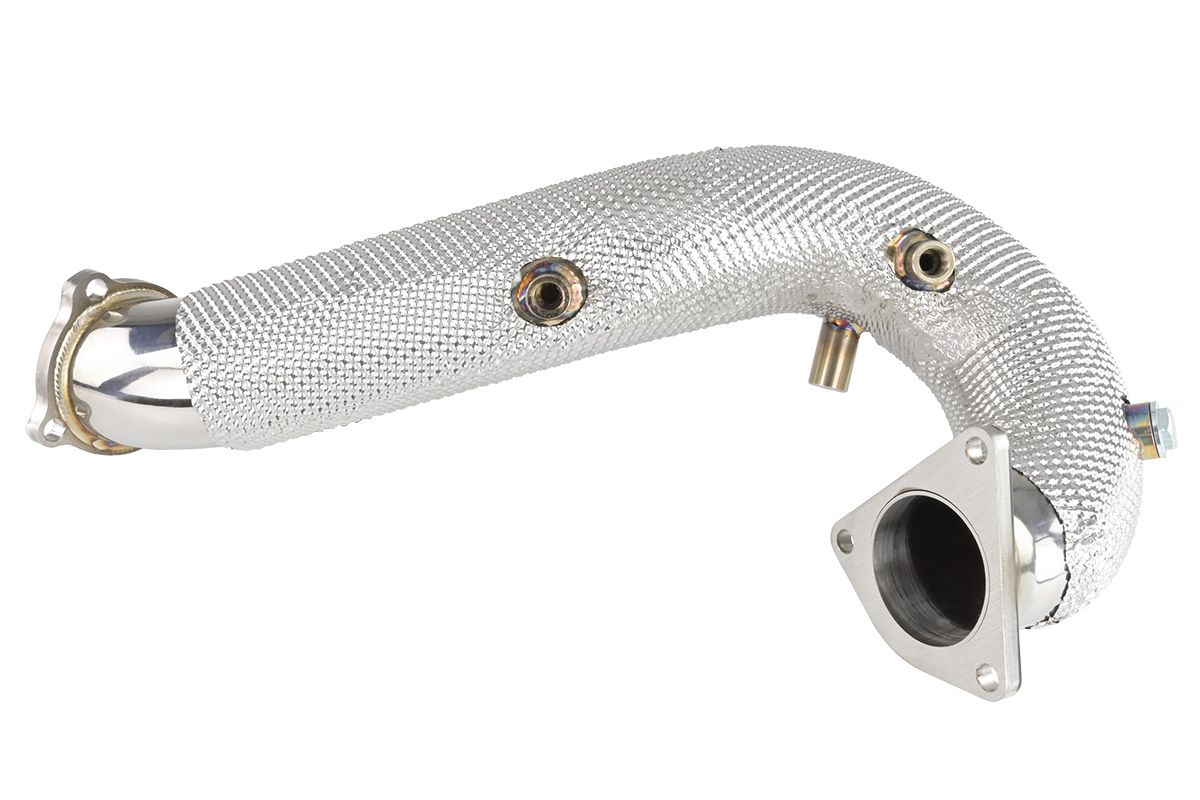 Downpipe with Heat Shield for AUDI Q5 3.0 TDI 2008-2012 - FMICPRO-DP-011-T-2