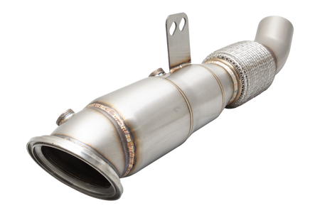 Downpipe with High-Flow Catalytic Converter 200CPSI for Toyota Supra 2019- MK5 A90 J29 stainless steel - E2B58KITB