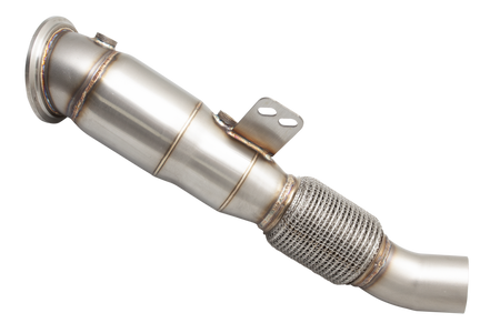 Downpipe with High-Flow Catalytic Converter 200CPSI for Toyota Supra 2019- MK5 A90 J29 stainless steel - E2B58KITB