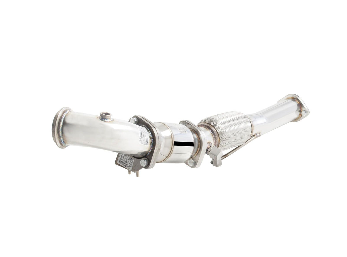 Downpipe with High-Flow Catalytic Converter XForce 100CPSI for Ford Focus 2013-2018 ST - ES-FST16-KITB