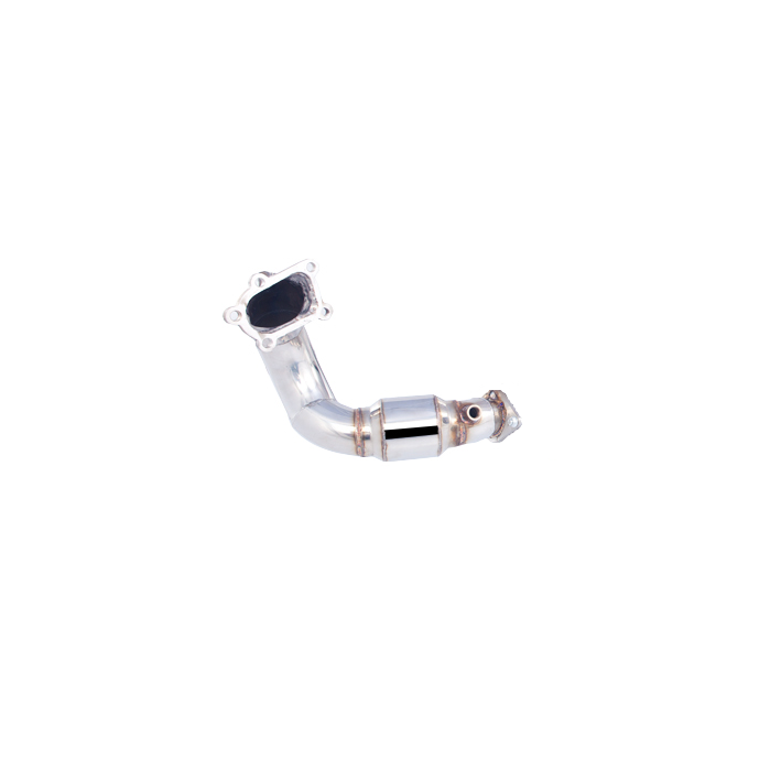 Downpipe with High-Flow Catalytic Converter XForce 100CPSI for Mazda 3 2008-2013 MPS (BL) for MazdaSPEED stainless steel - ES-MZ3-05-KITB