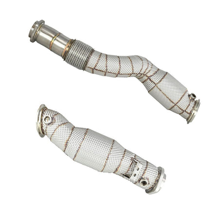 Downpipe with heat shield CAT FMIC.Pro for BMW M2 G87 M3 G80 M4 G82 S58B30 2020- - FMICPRO-DP-105-C-T