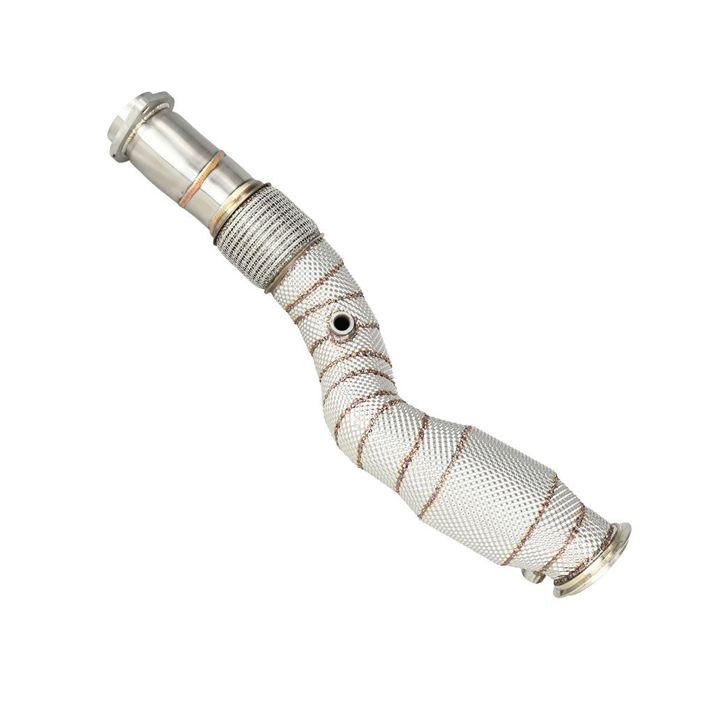 Downpipe with heat shield CAT FMIC.Pro for BMW M2 G87 M3 G80 M4 G82 S58B30 2020- - FMICPRO-DP-105-C-T