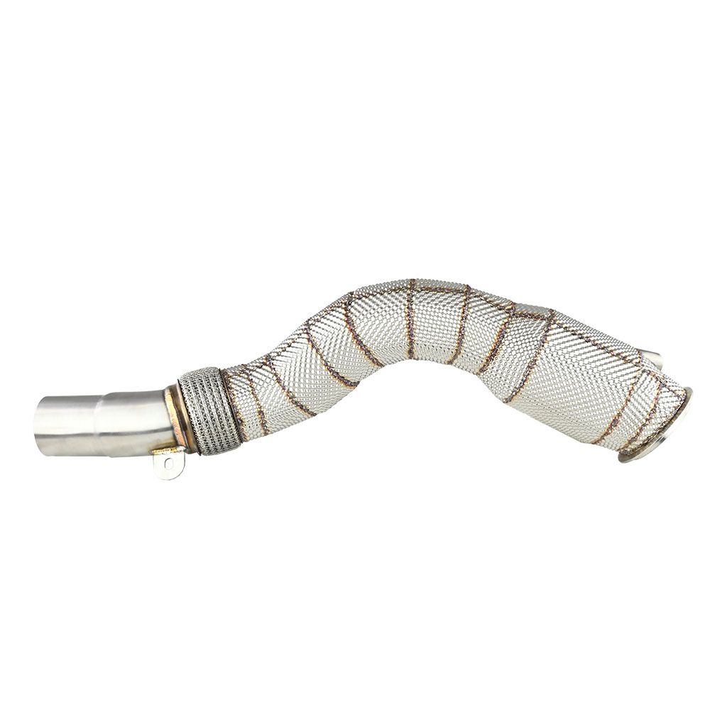 Downpipe FMIC.Pro for BMW F80 M3 S55 USA + CAT with heat shield - FMICPRO-DP-107-C-T