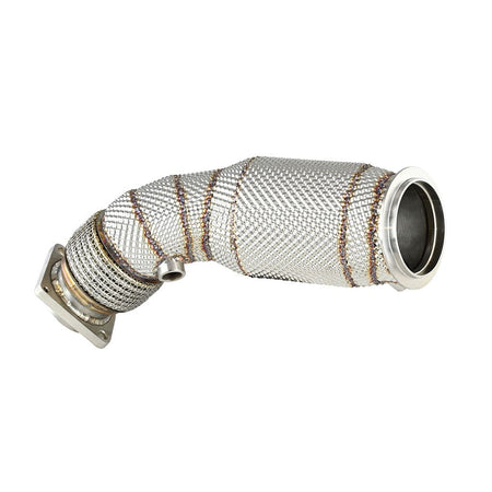 Downpipe FMIC.Pro for BMW F80 M3 S55 USA + CAT with heat shield - FMICPRO-DP-107-C-T
