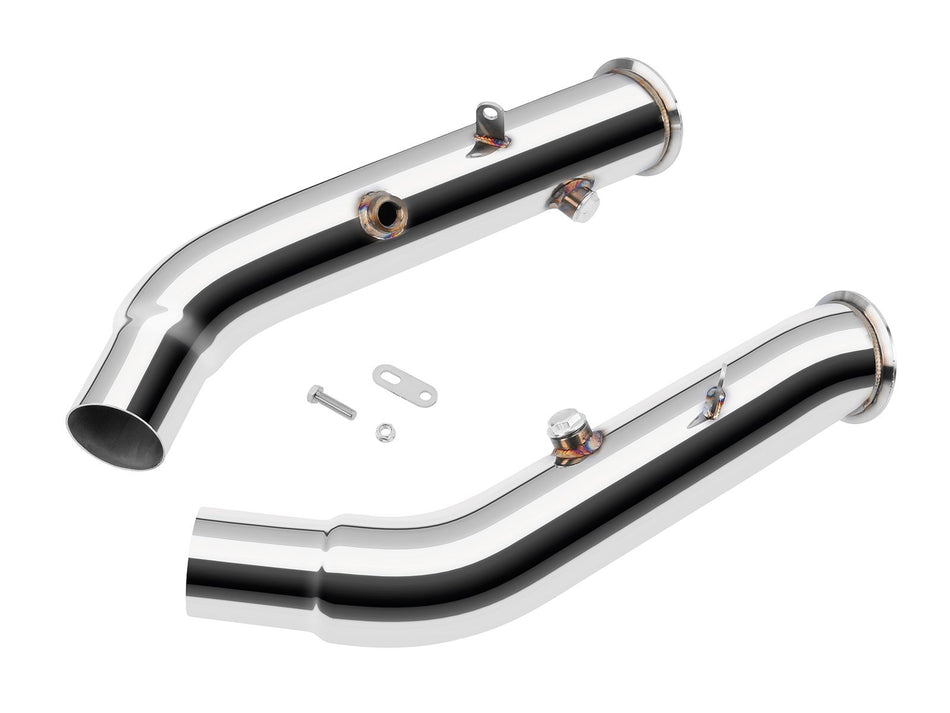 Downpipe FMIC.Pro for Alfa Romeo Giulia 952 Stelvio 949 Quadrifoglio 2.9L V6 2016-2022 - FMICPRO-DP-088