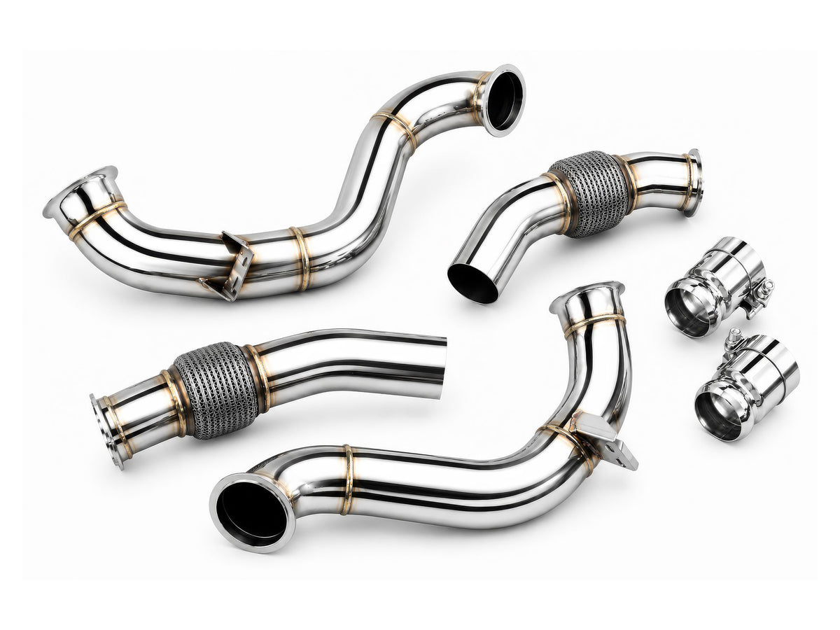 Downpipe FMIC.Pro for Mercedes W205 C63 AMG 4.0 V8 Bi-Turbo 2015-2018 - FMICPRO-DP-137