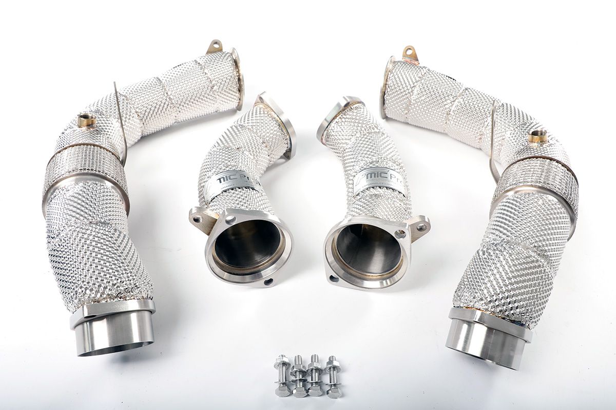 Downpipe FMIC.Pro for BMW 760i G70 S68 4.4L 2023- - FP-EXHAUST-059