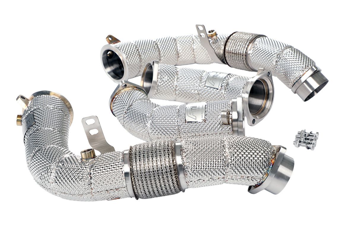 Downpipe FMIC.Pro for BMW 760i G70 S68 4.4L 2023- - FP-EXHAUST-059