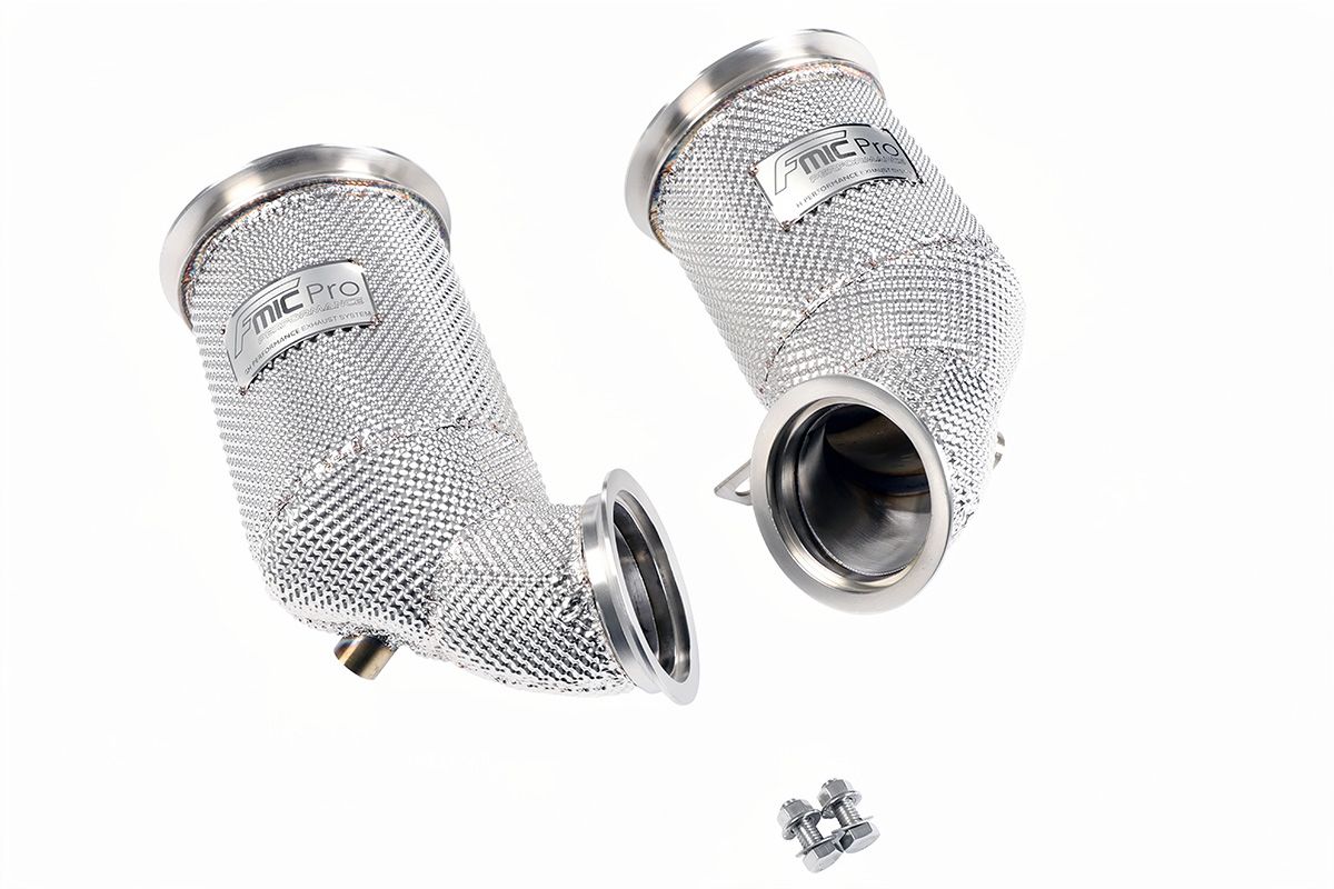 Downpipe FMIC.Pro for Porsche Panamera 971 Turbo S E-Hybrid GTS 4.0 V8 2016-2020 - FP-EXHAUST-062
