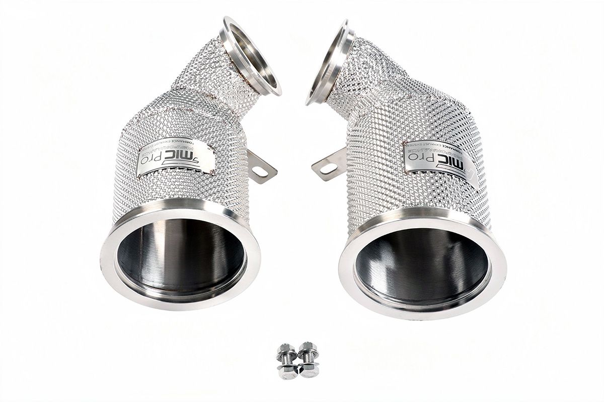 Downpipe FMIC.Pro for Porsche Panamera 971 Turbo S E-Hybrid GTS 4.0 V8 2016-2020 - FP-EXHAUST-062