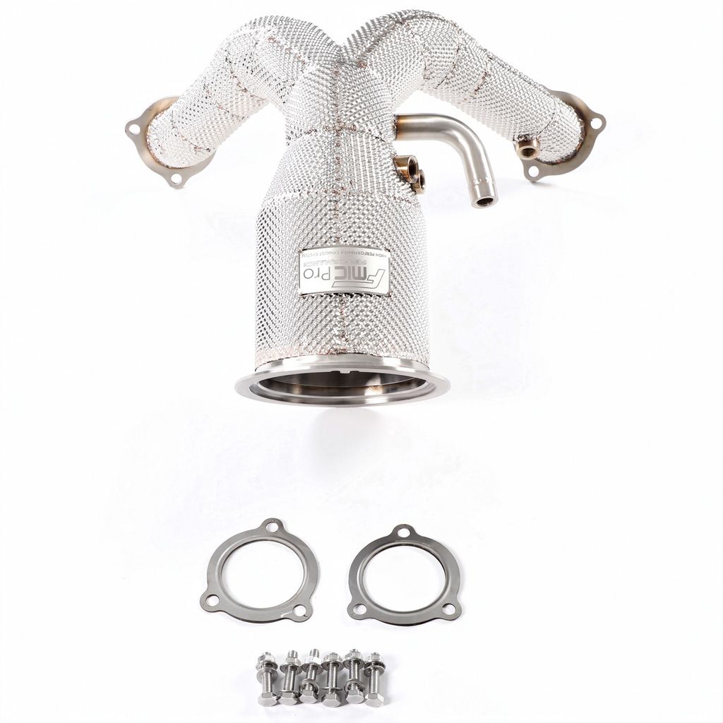 Downpipe FMIC.Pro for Porsche Cayenne 9Y0 9YA 9Y3 3.0T 2017- - FP-EXHAUST-069