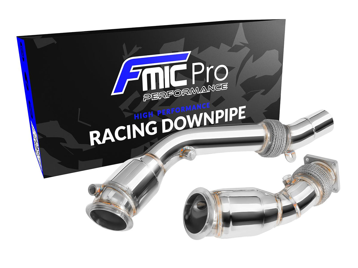 Downpipe FMIC.Pro for BMW F80 M3 S55 USA with High-Flow Catalytic - FMICPRO-DP-107-CAT