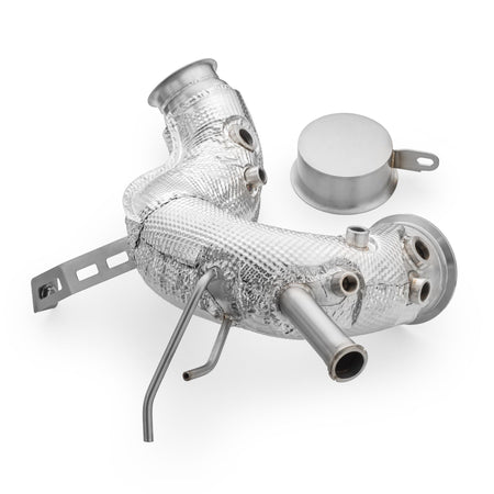 Downpipe RM Motors for Volkswagen Golf VIII 2.0 TDI GTD with Heat Shield - PROM.216109H