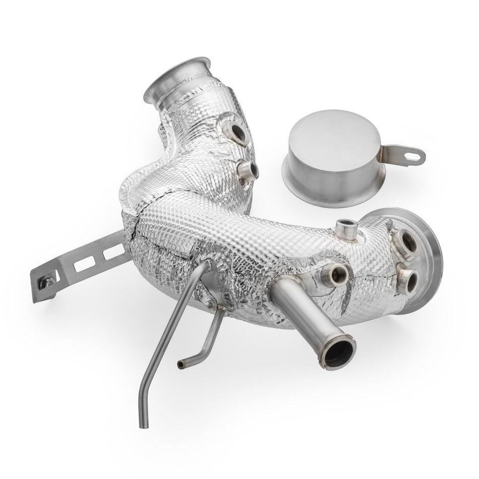 Downpipe RM Motors for Volkswagen Golf VIII 2.0 TDI GTD with Heat Shield - PROM.216109H