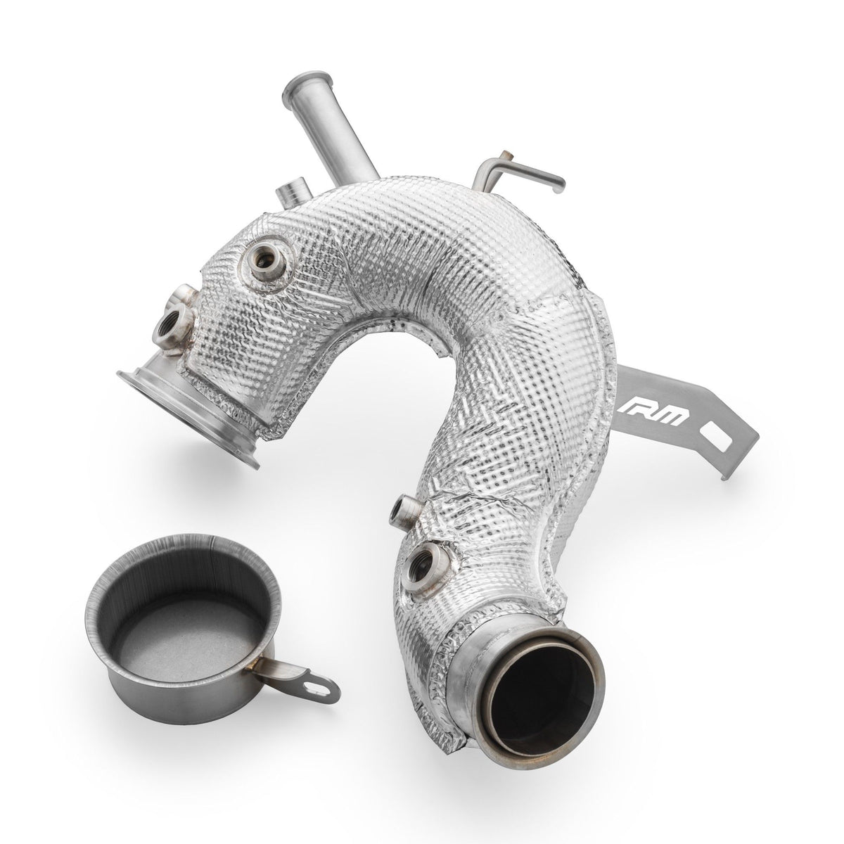 Downpipe RM Motors for Volkswagen Golf VIII 2.0 TDI GTD with Heat Shield - PROM.216109H