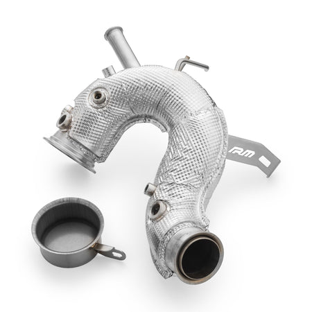 Downpipe RM Motors for Volkswagen Golf VIII 2.0 TDI GTD with Heat Shield - PROM.216109H