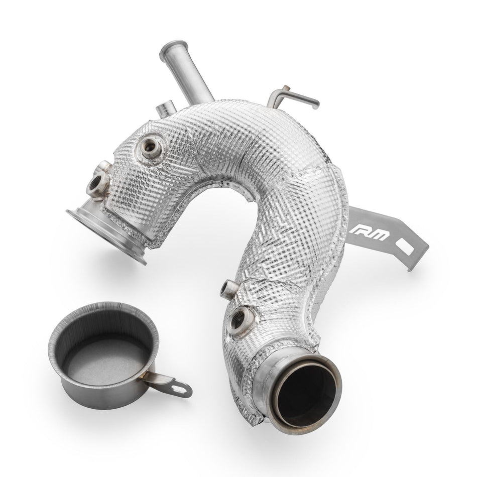 Downpipe RM Motors for Volkswagen Golf VIII 2.0 TDI GTD with Heat Shield - PROM.216109H