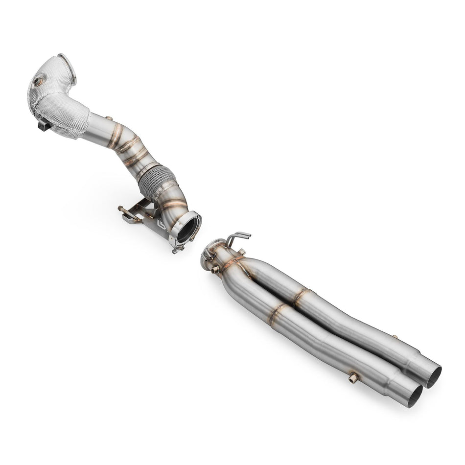 Downpipe AUDI RS3 8Y 2.5 TFSI with heat shield without Silencer - PROM.RS3/8Y-1
