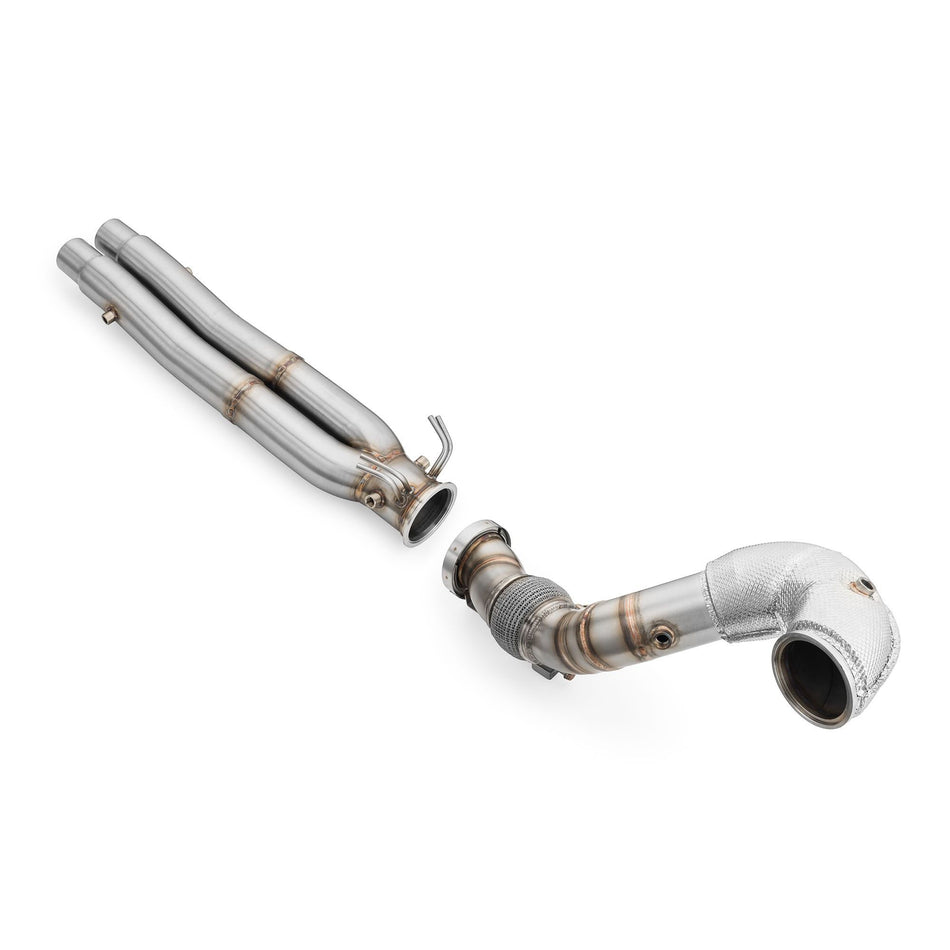 Downpipe AUDI RS3 8Y 2.5 TFSI with heat shield without Silencer - PROM.RS3/8Y-1