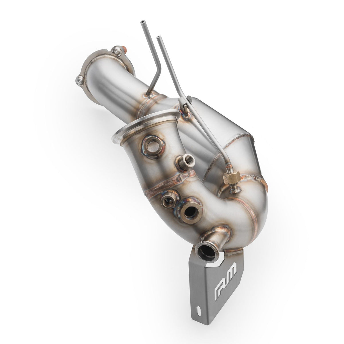 Downpipe za Audi A4 S4 / Avant Quattro / Avant 3.0 TDI MS without Silencer without Heat Shield - RM-220109C/MS