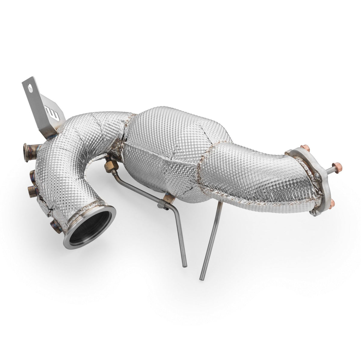 Downpipe za Audi A4 S4 / Avant Quattro / Avant 3.0 TDI EURO 6 without Silencer with Heat Shield - RM-220109CH/E6