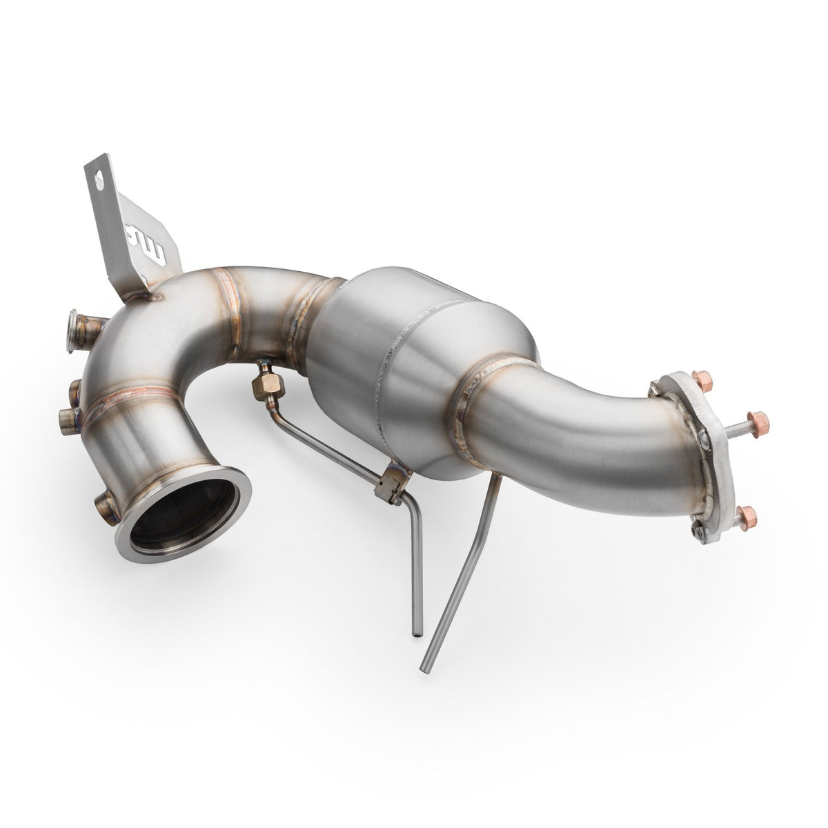 Downpipe za Audi A4 S4 / Avant Quattro / Avant 3.0 TDI without Catalytic Converter with Silencer without Heat Shield - RM-220109S