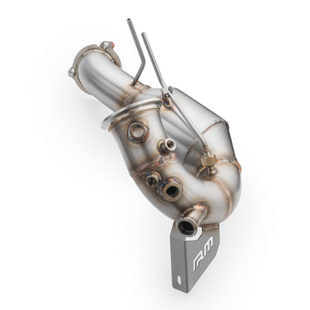 Downpipe za Audi A4 S4 / Avant Quattro / Avant 3.0 TDI without Catalytic Converter with Silencer without Heat Shield - RM-220109S