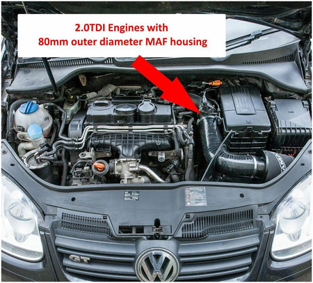 Sportski usisni set Ramair JSK-120-BK for Volkswagen VW Golf MK5 1.9 2.0 TDI