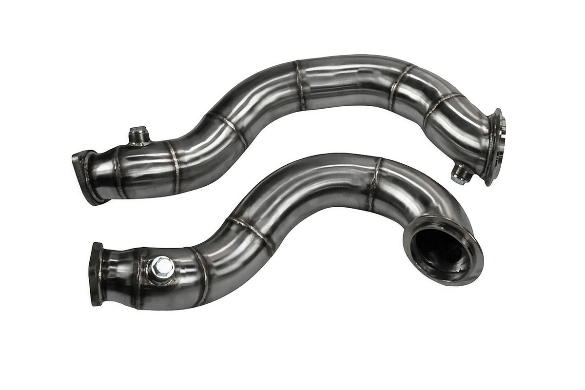 Downpipe za BMW E82 E88 E90 E91 E92 E93 M54 135i 335i 335ix 2005-2010 - FMIC-EXH-BB22