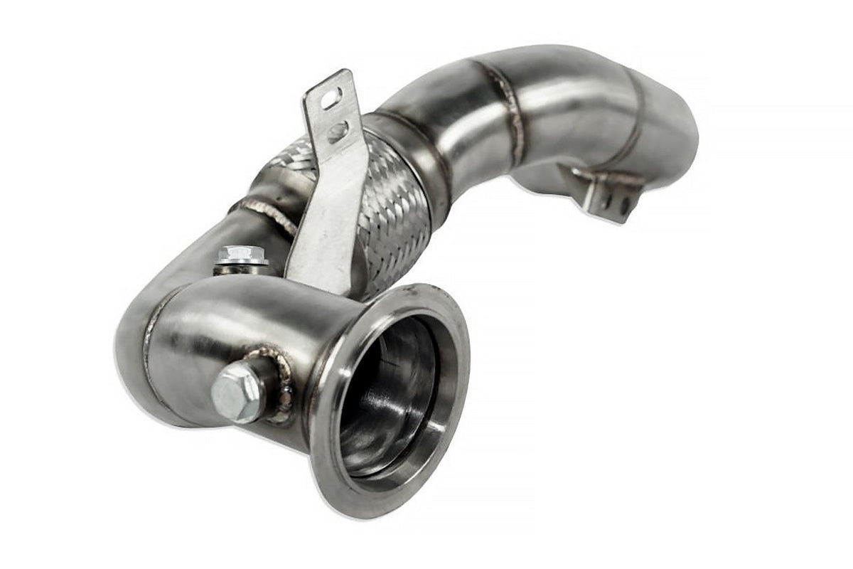 Downpipe za BMW F01 F02 F07 F10 F11 F15 F16 F85 F86 X6 X6M X5 X5M G11 G12 S63R N63B N63T - FMIC-EXH-BB19