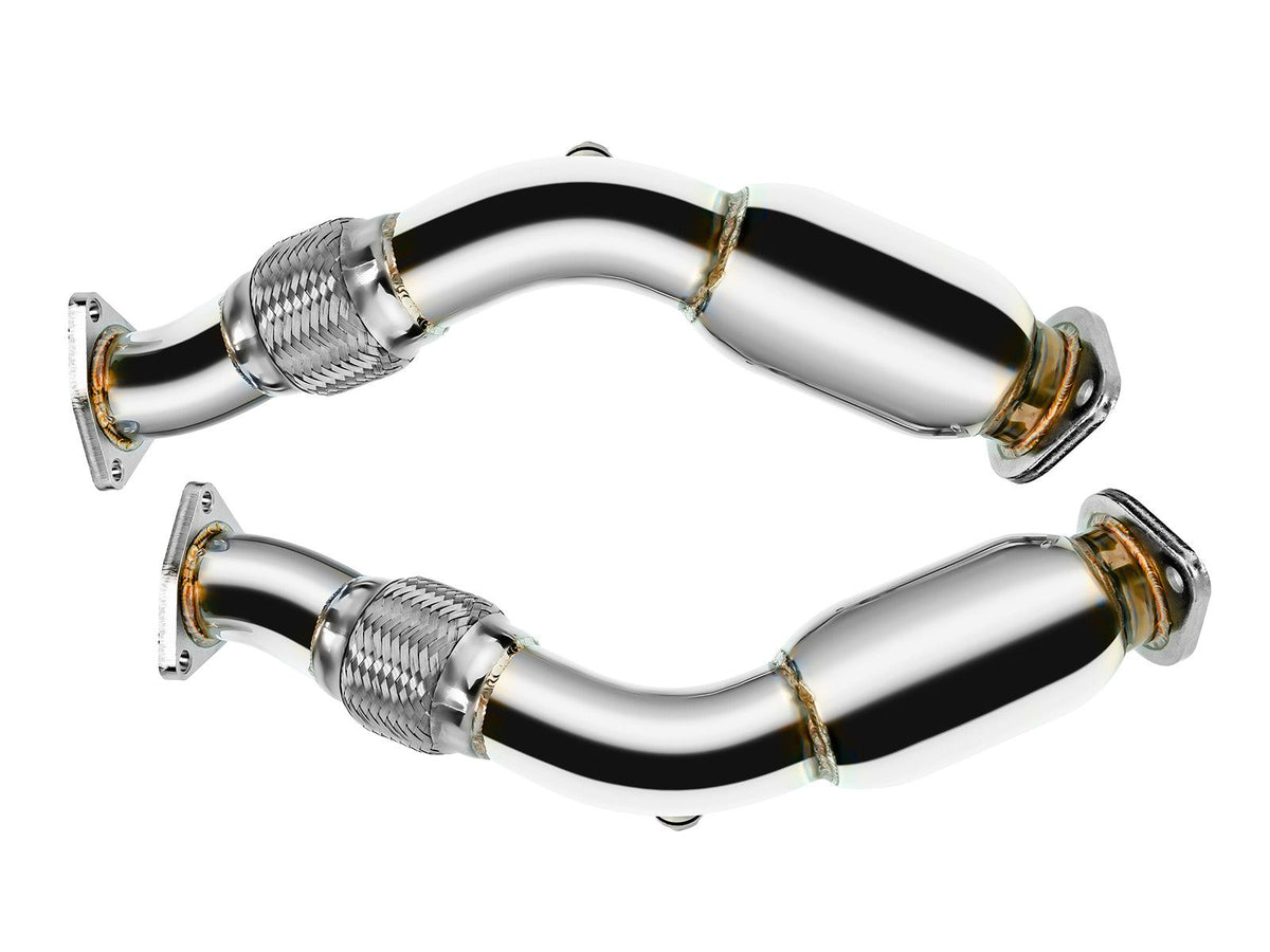 Downpipe za NISSAN 350Z Infiniti G35 bez katalizatora + SILENCER - FMIC-EXH-BB42