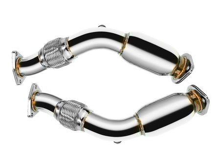 Downpipe za NISSAN 350Z Infiniti G35 bez katalizatora + SILENCER - FMIC-EXH-BB42