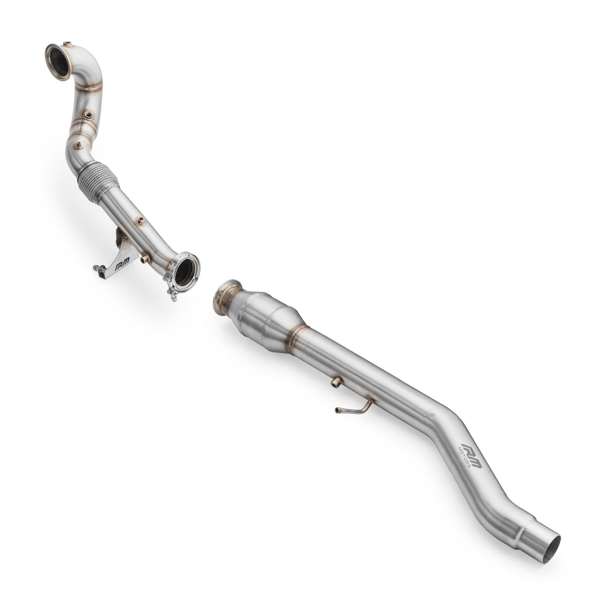 Downpipe with silencer RM Motors for Volkswagen Arteon 2.0 TSI - PROM.213520+213521S