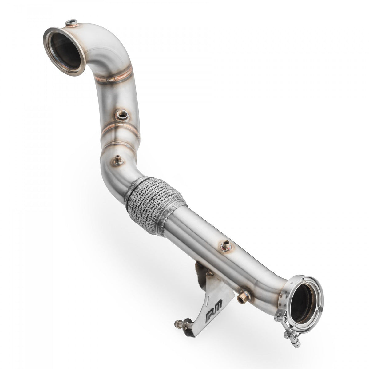 Downpipe with silencer RM Motors for Volkswagen Arteon 2.0 TSI - PROM.213520+213521S