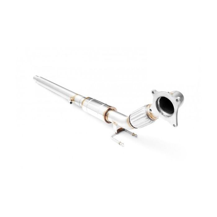 Downpipe VOLKSWAGEN Jetta + SILENCER 2.0 TSI Mk5 2006-2014 - RM-213104S-h