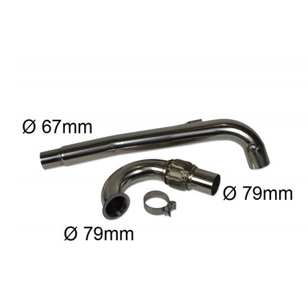 Downpipe Audi A3 8V Seat Leon 5F Škoda Octavia 5E Superb 3T VW Golf VII AU Passat B8 - FMIC-DP-VW-005