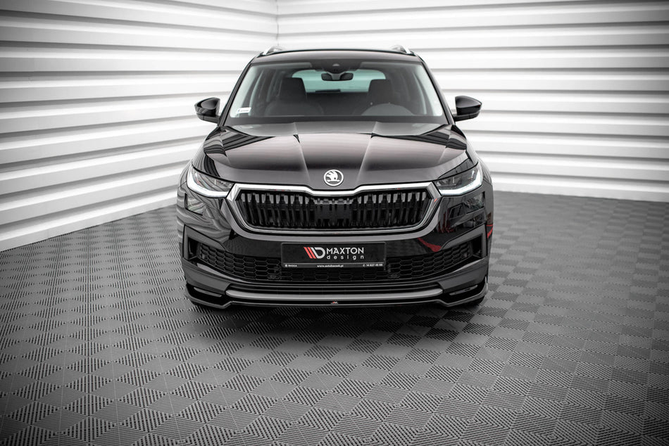 Prednji splitter V.2 pogodan za Škodu Kodiaq Mk1 Facelift