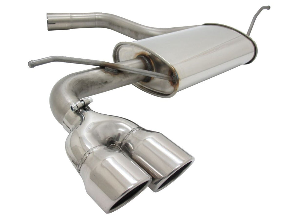 Novus sports exhaust made of stainless steel 2 x 76 mm SR-Design