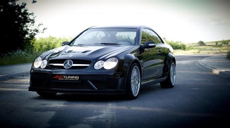 BODYKIT + BONNET suitable for Mercedes CLK W209 BLACK SERIES LOOK