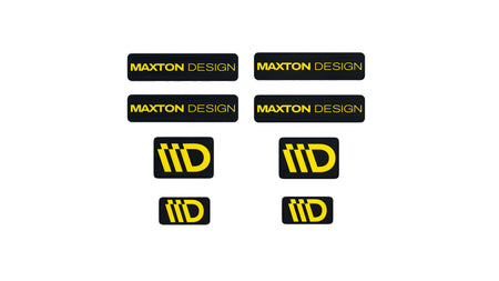 Black and Red 3D Sticker Set Maxton Design